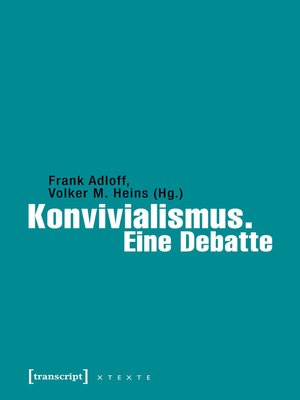 cover image of Konvivialismus. Eine Debatte